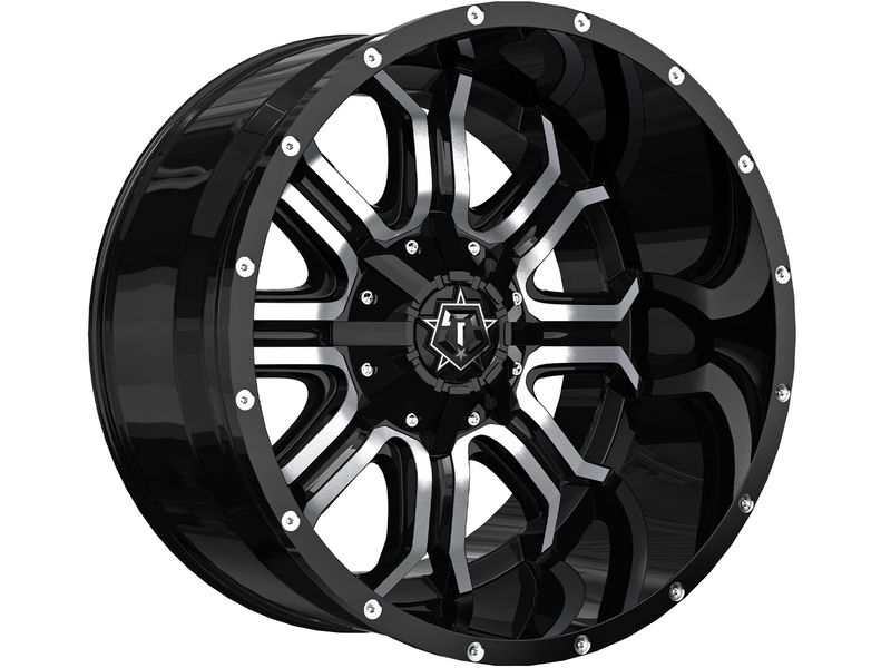 TIS Machined Black 535 Wheels | Havoc Offroad