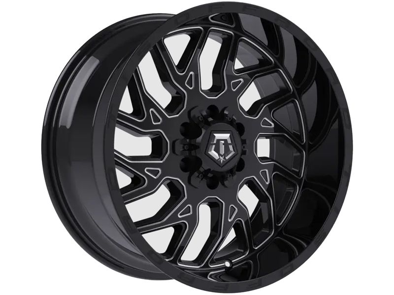 TIS Milled Gloss Black 544 2.0 Wheel 544BM-2098117 | Havoc Offroad