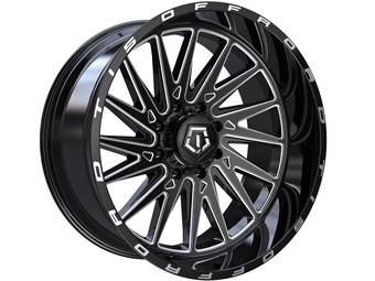 TIS Milled Gloss Black 547 Wheels