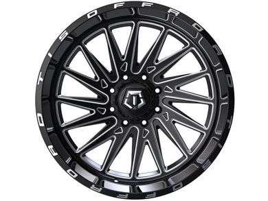 TIS Milled Gloss Black 547 Wheel 547BM-2205019 | Havoc Offroad