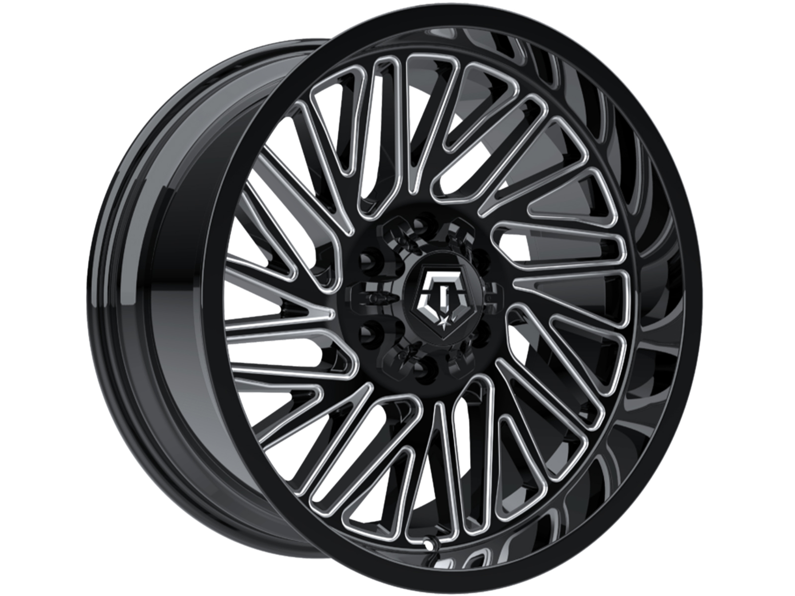 TIS Milled Gloss Black 553 Wheels | Havoc Offroad