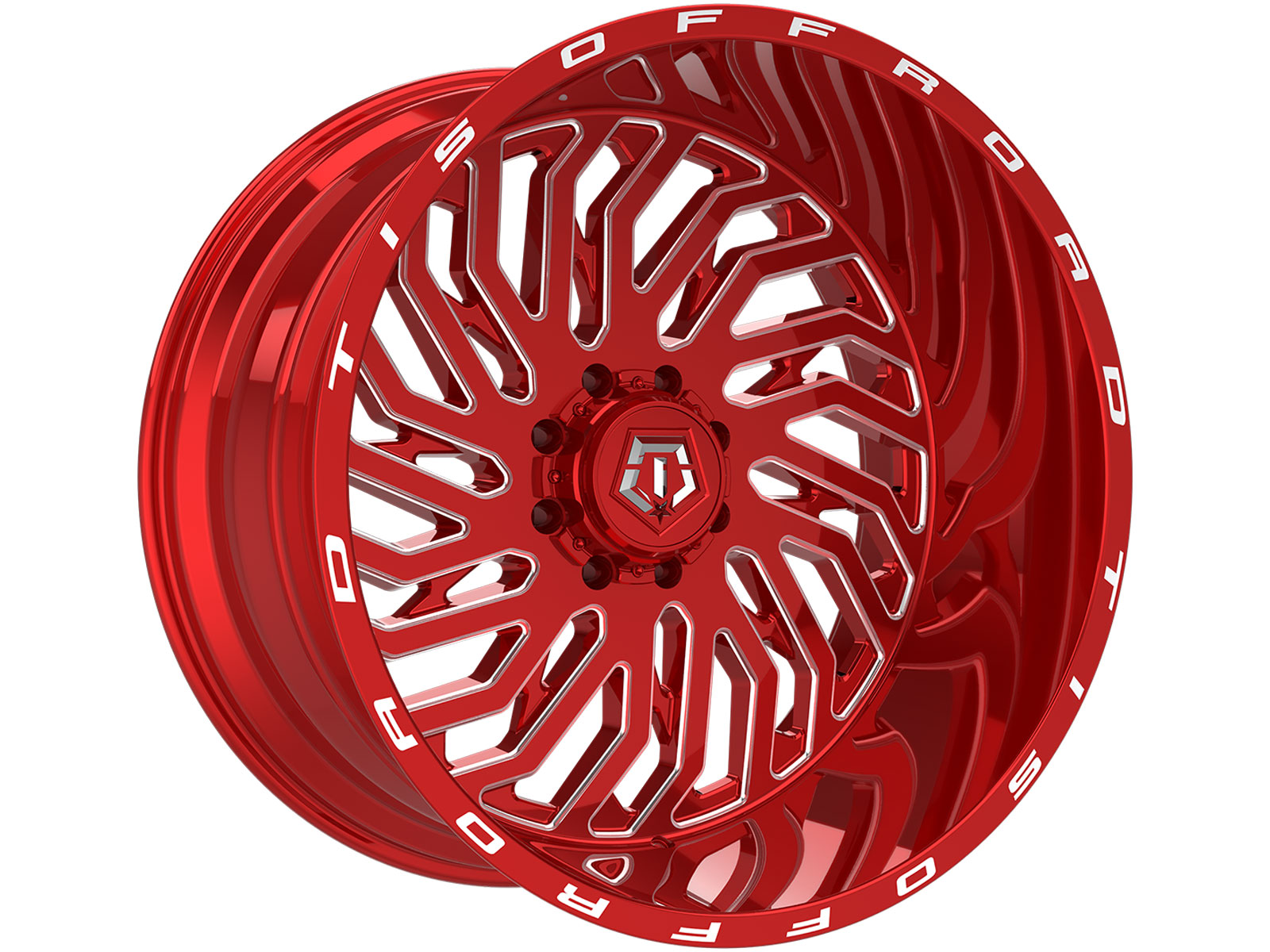 TIS Milled Red 561 Wheel 561RM-2646876 | Havoc Offroad