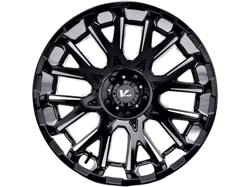 V-Rock Milled Gloss Black VR10X Recoil Wheel TUI-VR10-2217344GBM ...