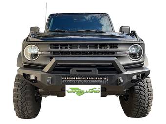 Vanguard Off Road Hd Front Bumper With Hoop Bar Vghdb 2374Bk 01