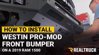 How to Install Westin Pro-Mod Front Bumper on a 2019 Ram 1500