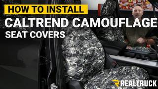 How to Install CalTrend Camouflage Seat Covers on a 2020 Ram 2500 Crew Cab