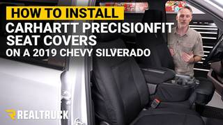 How to Install Covercraft Carhartt Super Dux PrecisionFit Seat Covers on a 2019 Chevy Silverado