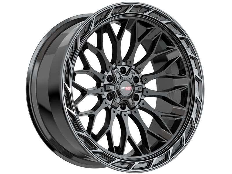 Vortek Gloss Black & Tinted Black VRP-503 Wheel 503209430BDCTR