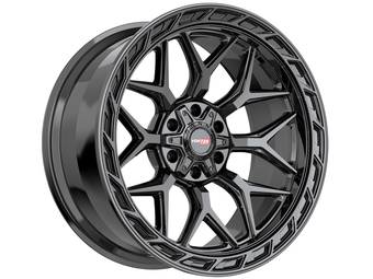 Vortek Gloss Black VRP-504 Wheel