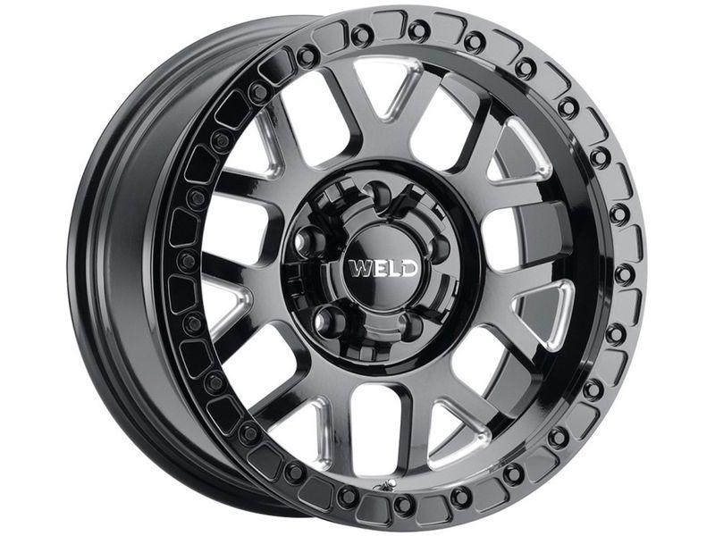 Weld Off Road Milled Gloss Black Cinch Beadlock Wheels Havoc Offroad 4930