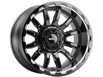 Weld Off-Road Milled Gloss Black Gauntlet Wheel