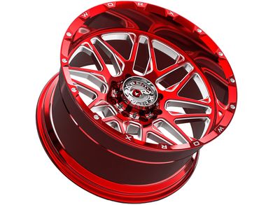 Worx Off Road Forged Milled Red 819 Wheels Havoc Offroad