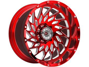 Worx Off-Road Forged Milled Red 820 Wheels