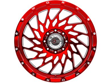 Worx Off Road Forged Milled Red 820 Wheels Havoc Offroad