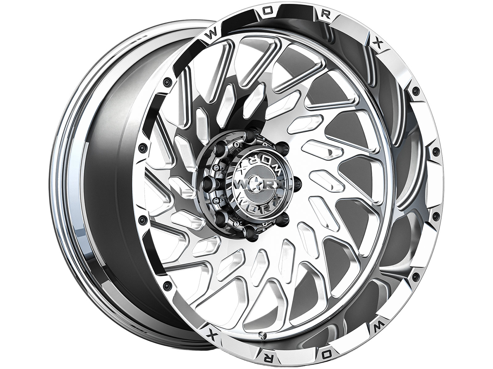 Worx Off Road Forged Polished 820 Wheel WRX WF820P