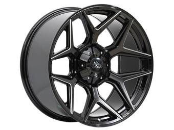 X Drive Milled Gloss Black Defiant Wheel