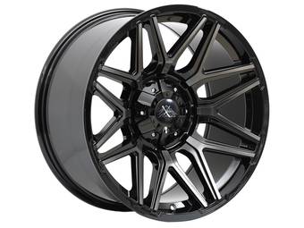 X Drive Tinted Gloss Black Crank Wheel