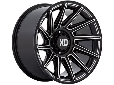 XD Milled Gloss Black XD867 Specter Wheels | Havoc Offroad