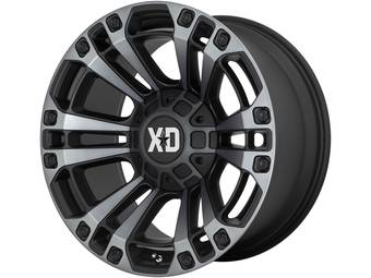 XD Series Matte Black & Grey XD851 Monster III Wheels