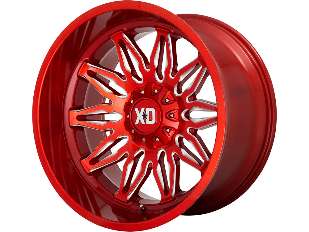 XD Series Milled Red XD859 Gunner Wheels | Havoc Offroad
