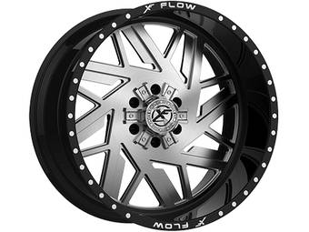 XF Flow Offroad Brushed & Black XFX-306 Wheel