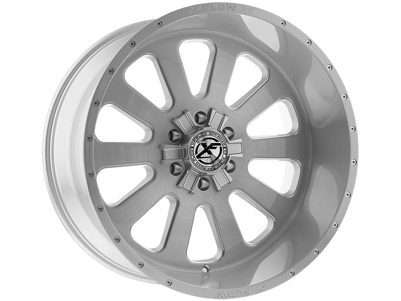 XF Flow Offroad Brushed XFX-302 Wheel XFX-N-302241251271397-44BRMW