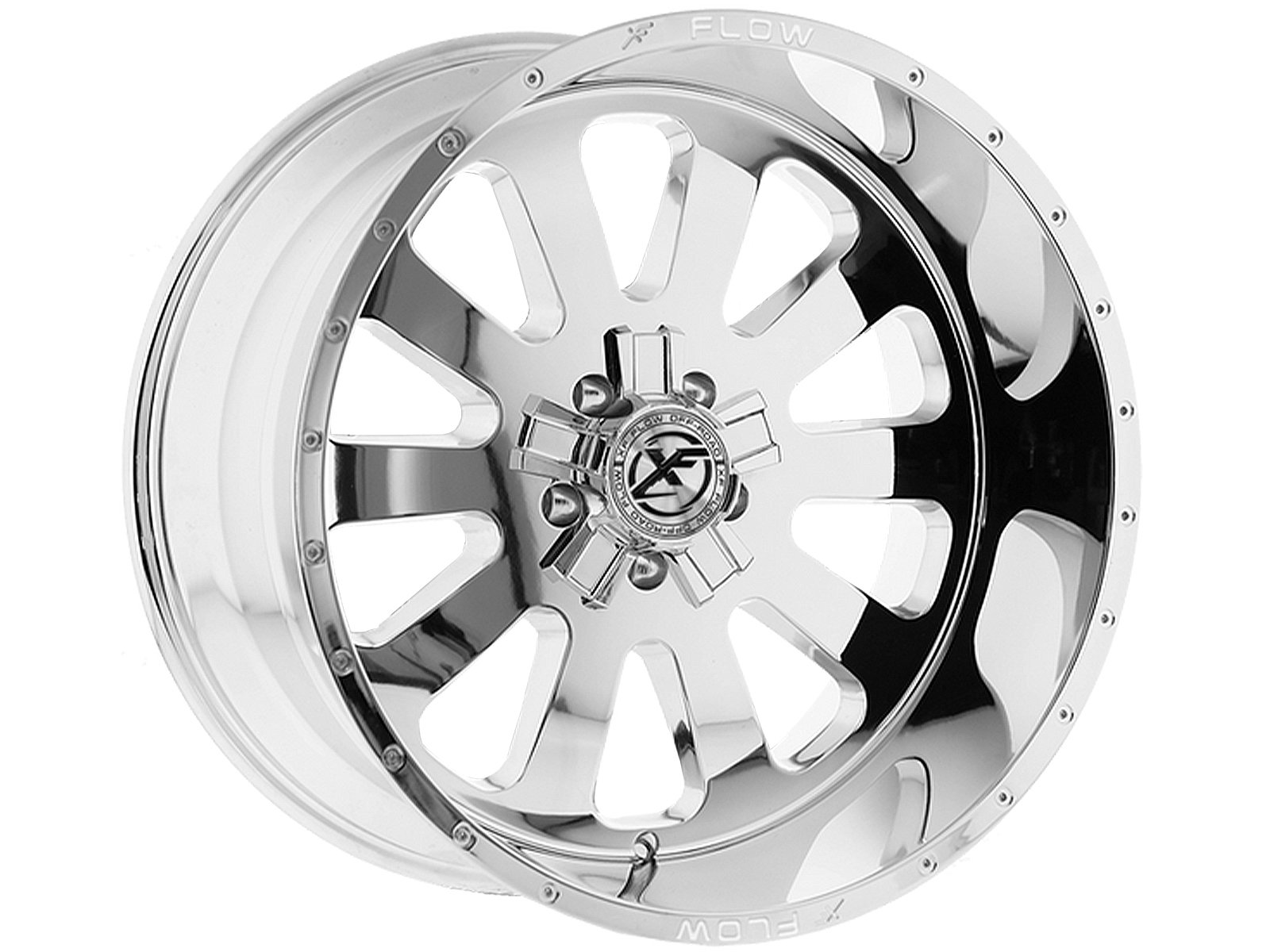 XF Flow Offroad Chrome XFX-302 Wheel XFX-302171061351397-12CH