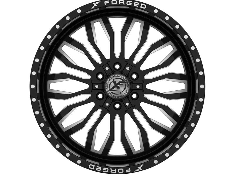 XF Offroad Forged Milled Gloss Black XFX-305 Wheels | Havoc Offroad