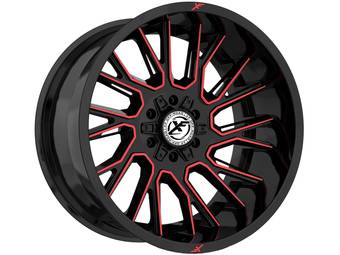 XF Offroad Gloss Black & Red XF-230 Wheel