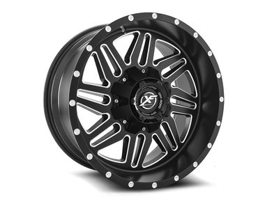 XF Offroad Milled Matte Black XF-201 Wheels | Havoc Offroad