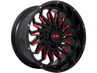 XM Offroad Black & Red XM-330 Wheels