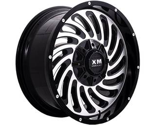XM Offroad Machined Gloss Black XM-306 Wheels