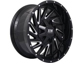 XM Offroad Milled Gloss Black XM-316 Wheels