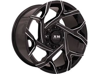 XM Offroad Milled Gloss Black XM-333 Wheels