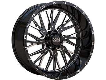 XM Offroad Milled Gloss Black XM-354 Wheel